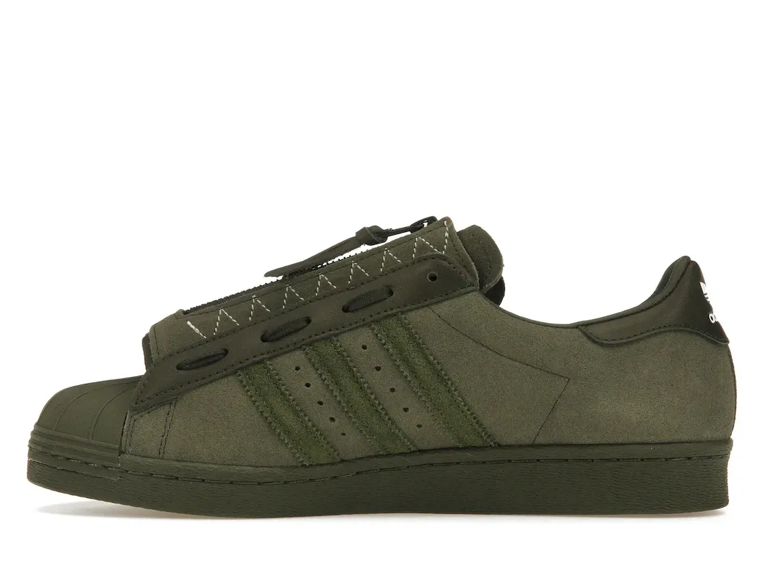 Фото № 3 с приближением к товару «‎adidas Superstar 80s Neighborhood Olive»