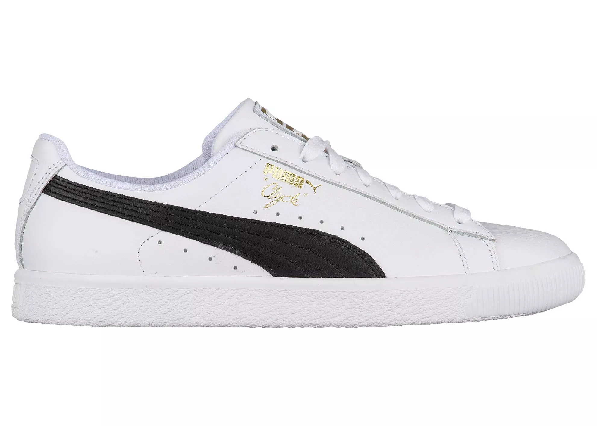 Фото № 1 с приближением к товару «‎Puma Clyde Core Leather Foil White»