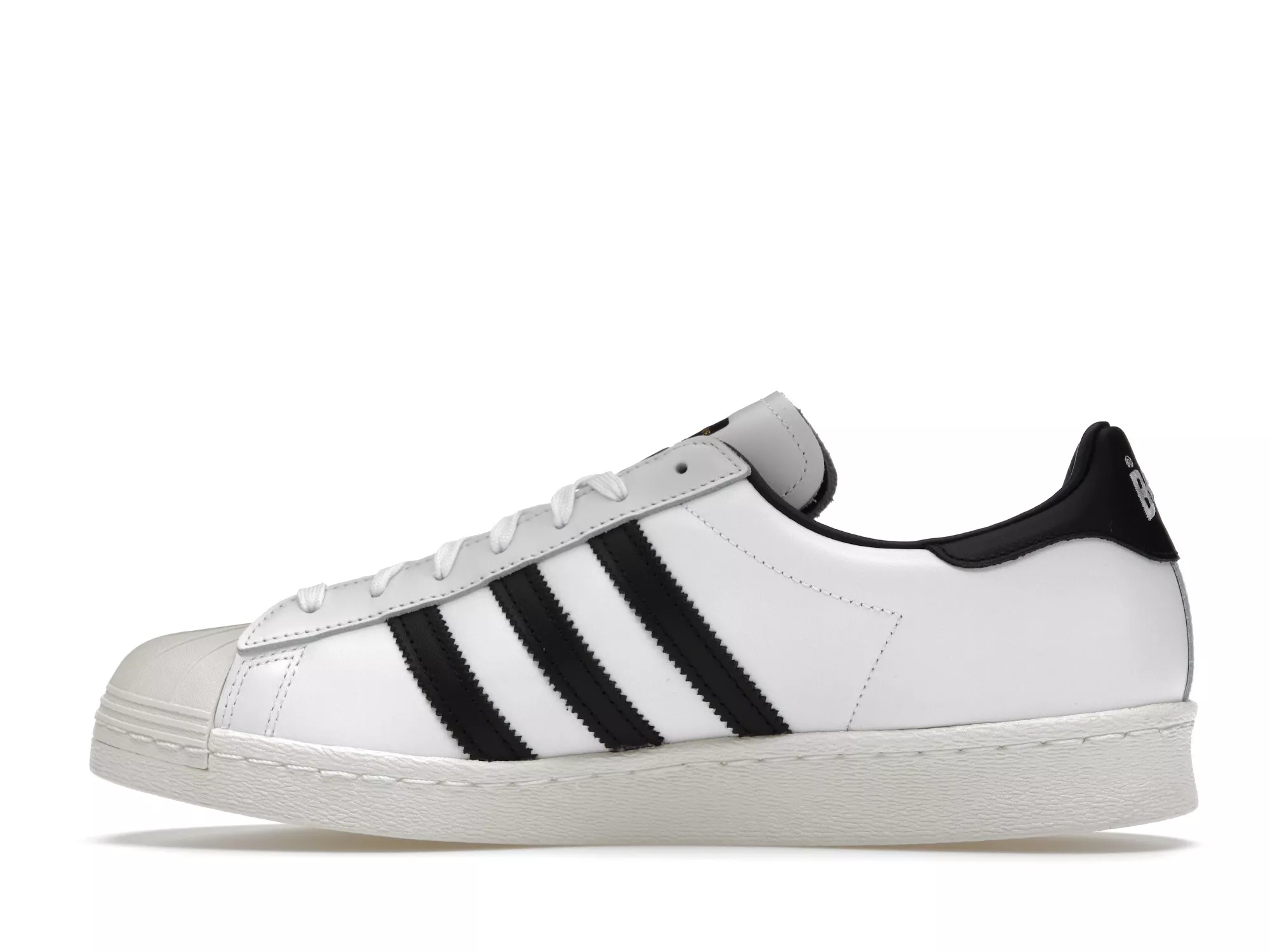 Фото № 3 с приближением к товару «‎adidas Superstar 80s Bape White Black»