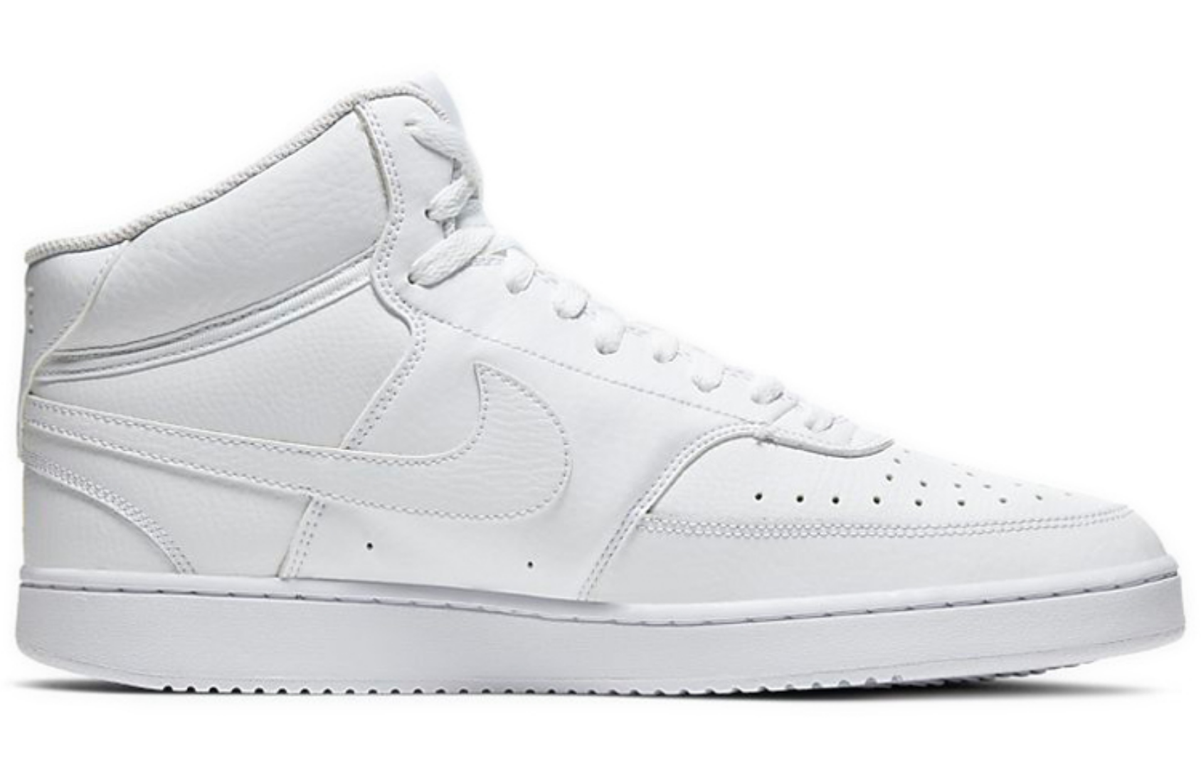 Фото № 2 с приближением к товару «‎Nike Court Vision Mid Triple White»