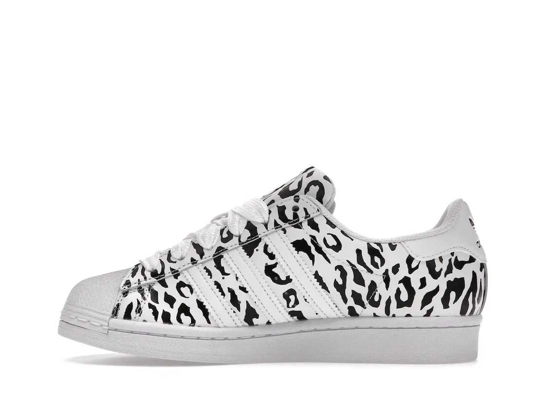Фото № 3 с приближением к товару «‎adidas Superstar Leopard White »