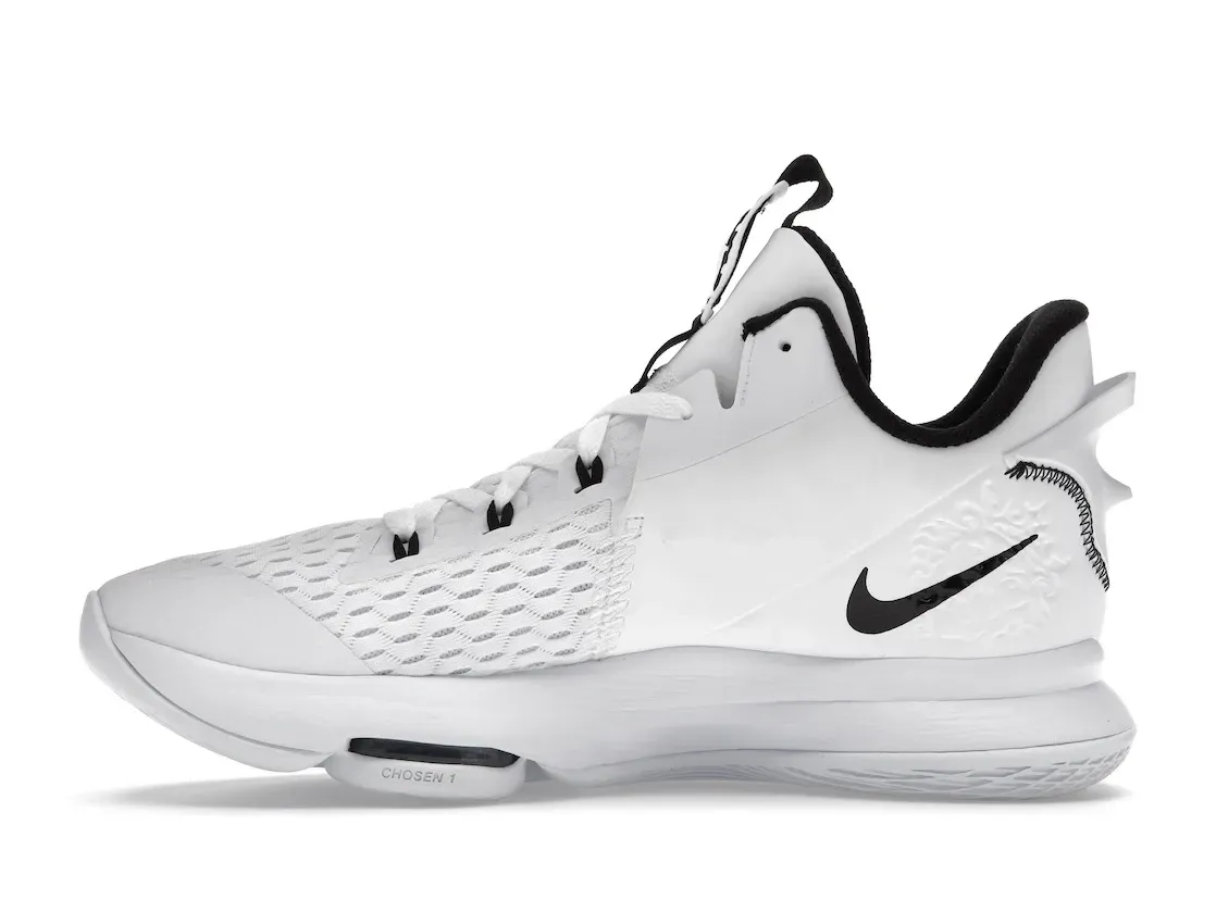 Фото № 3 с приближением к товару «‎Nike LeBron Witness 5 White Black»