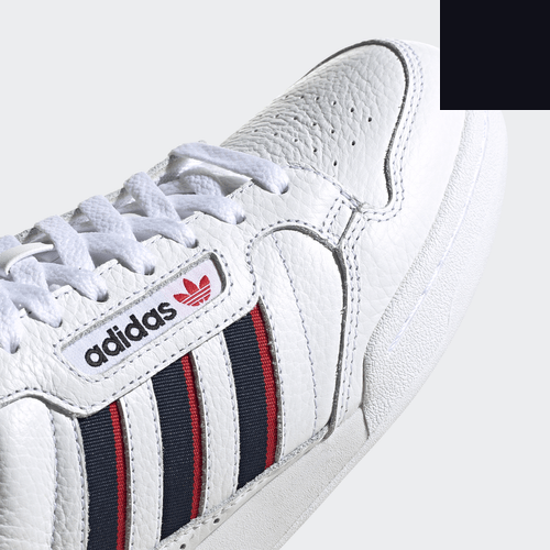 Фото № 5 с приближением к товару «‎adidas originals Continental 80 WhiteNavy»