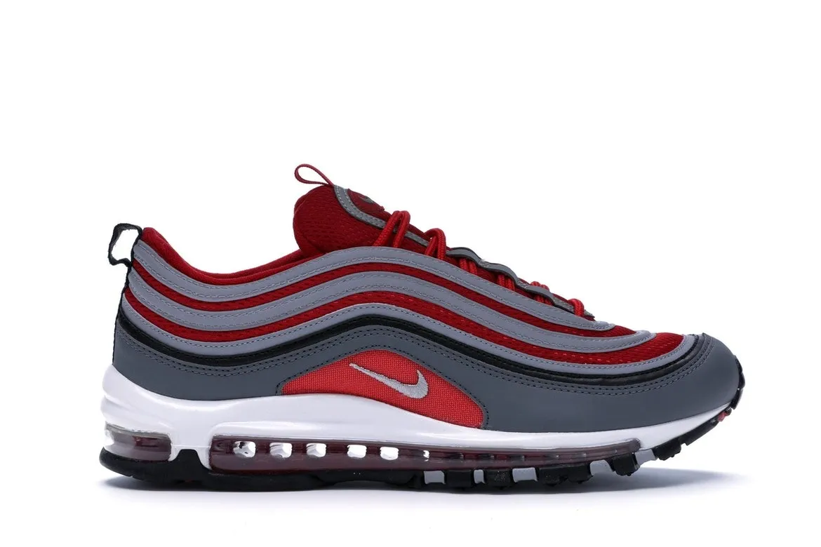 Фото № 1 с приближением к товару «‎Nike Air Max 97 Dark Grey Gym Red»