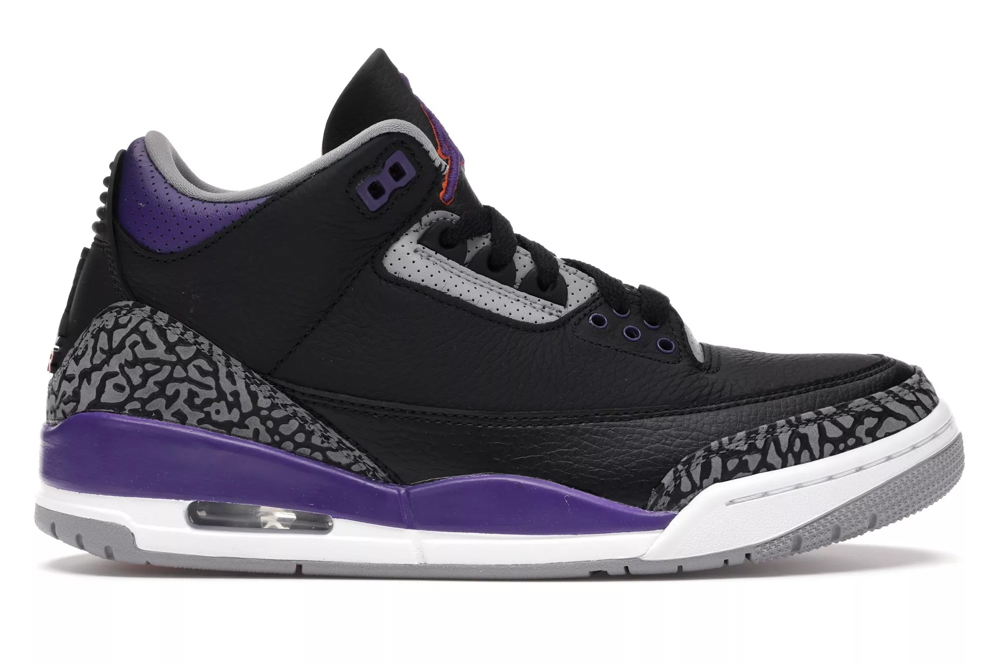 Фото № 1 с приближением к товару «‎Jordan 3 Retro Black Court Purple»