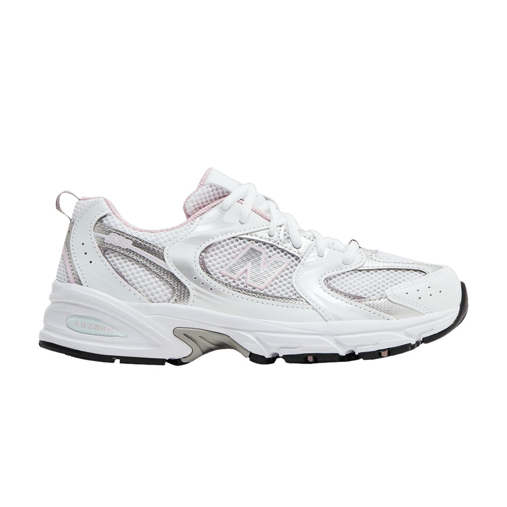 New Balance 530 Big Kid White Mid Century Pink