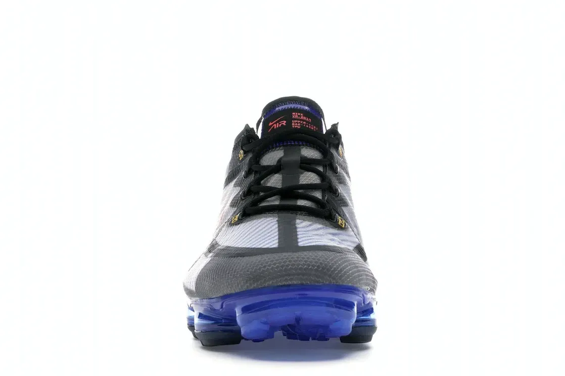 Фото № 2 с приближением к товару «‎Nike Air VaporMax 2019 Black Hyper Blue Bright Crimson»