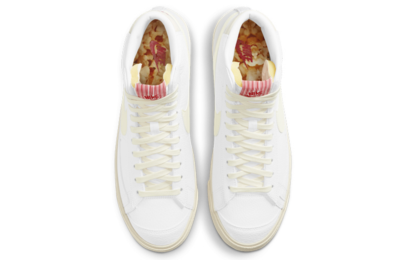 Фото № 4 с приближением к товару «‎Nike Blazer mid'77 Vintage Skate shoes Popcorn»