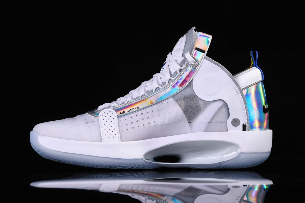 Фото № 2 с приближением к товару «‎Nike Air Jordan 34 GS Iridescent Zion Williams»