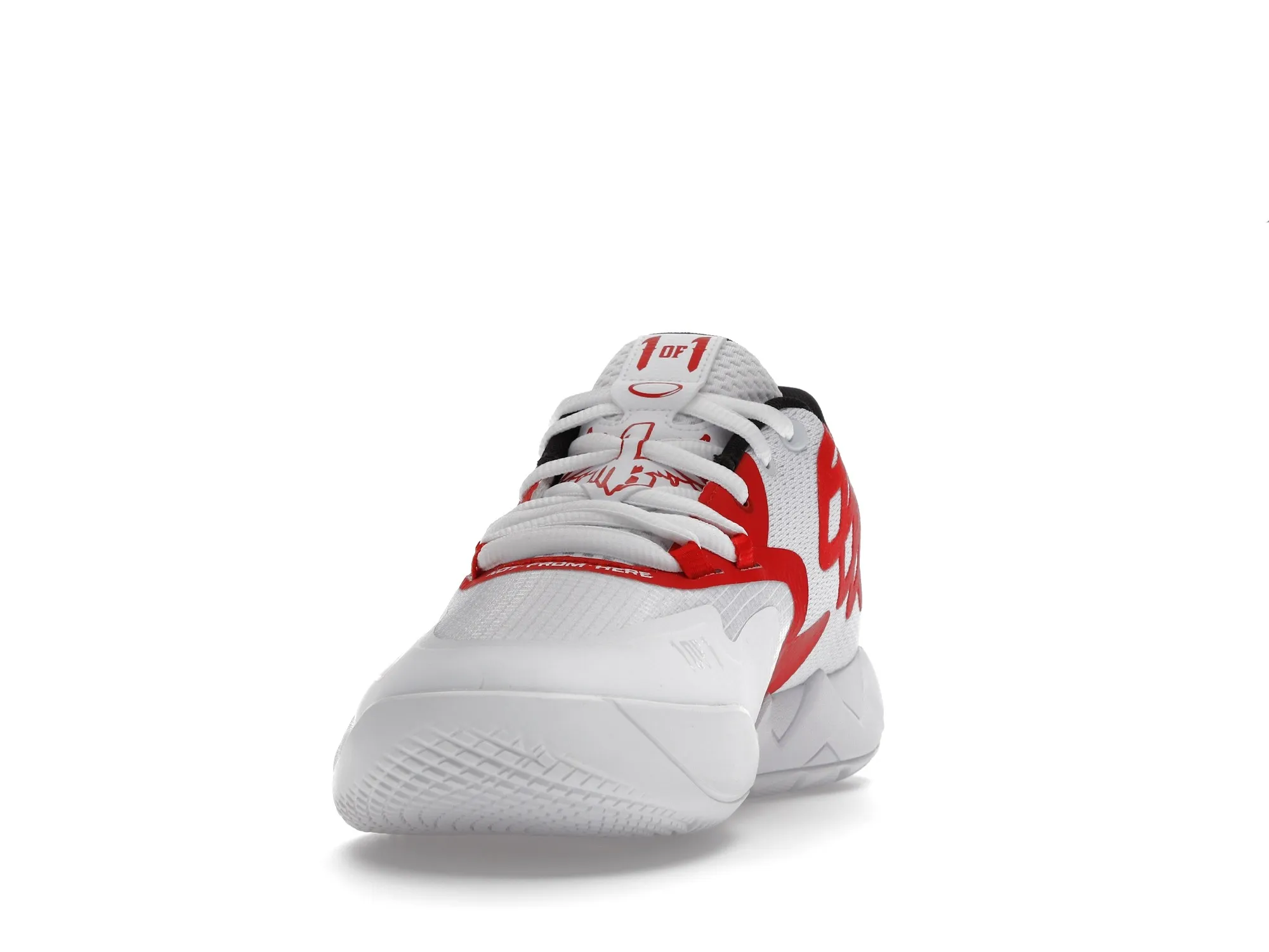Фото № 4 с приближением к товару «‎Puma LaMelo Ball MB.01 Lo Team Colors White High Risk Red»
