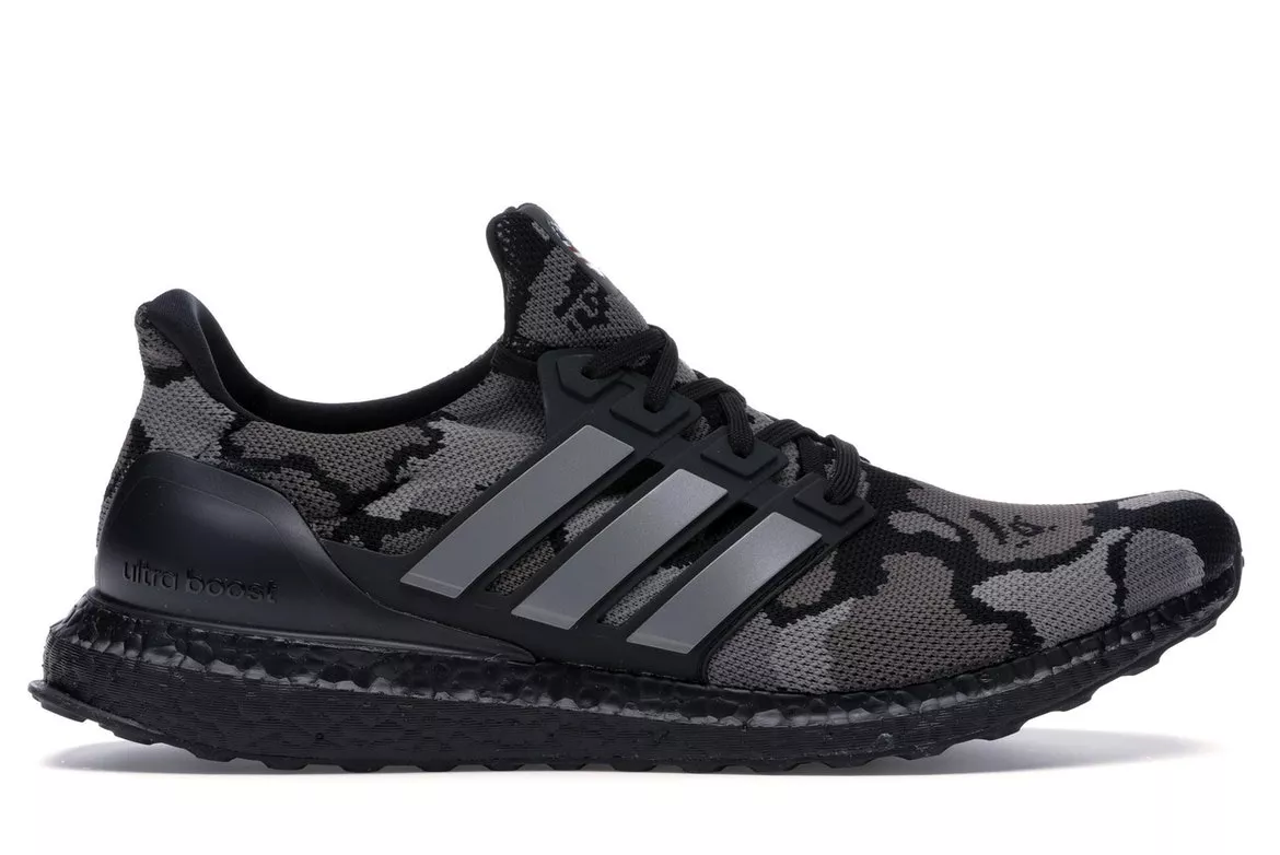 Фото № 1 с приближением к товару «‎adidas Ultra Boost 4.0 Bape Camo Black»