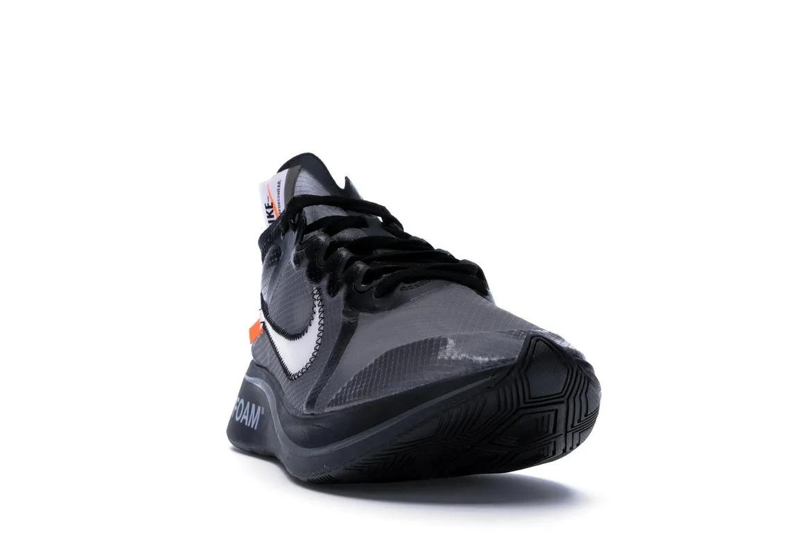 Фото № 4 с приближением к товару «‎Nike Zoom Fly Off-White Black Silver»