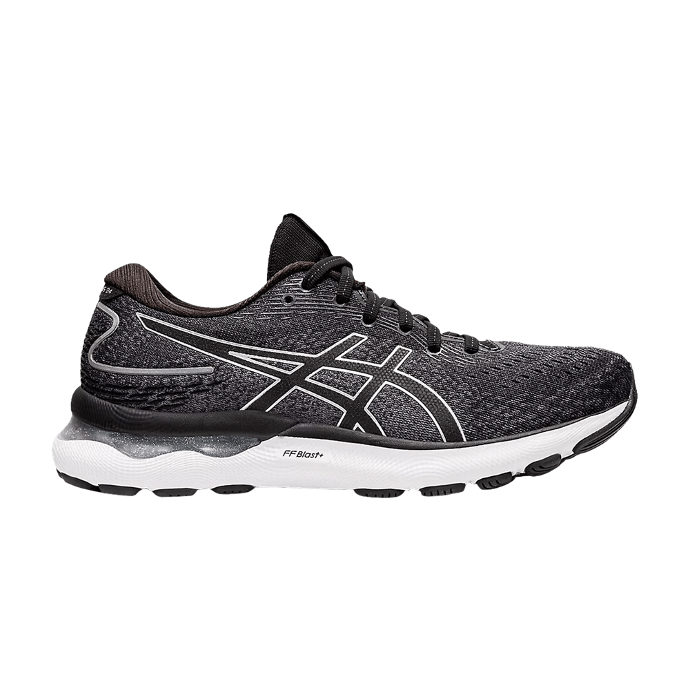 Asics Women's Gel Nimbus 24 Wide Black White