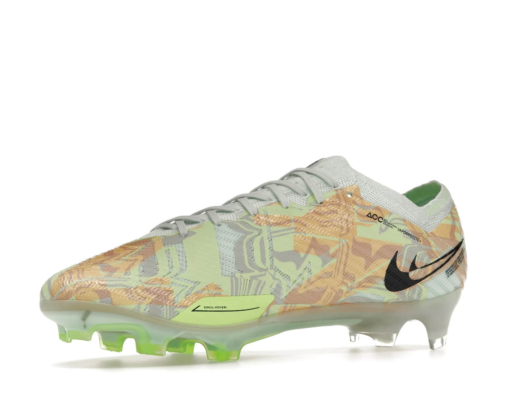 Фото № 4 с приближением к товару «‎Nike Zoom Vapor 15 Elite FG Total Orange Ghost Green»