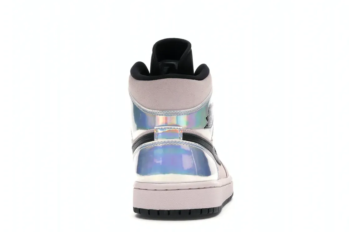 Фото № 4 с приближением к товару «‎Jordan 1 Mid Dirty Powder Iridescent »