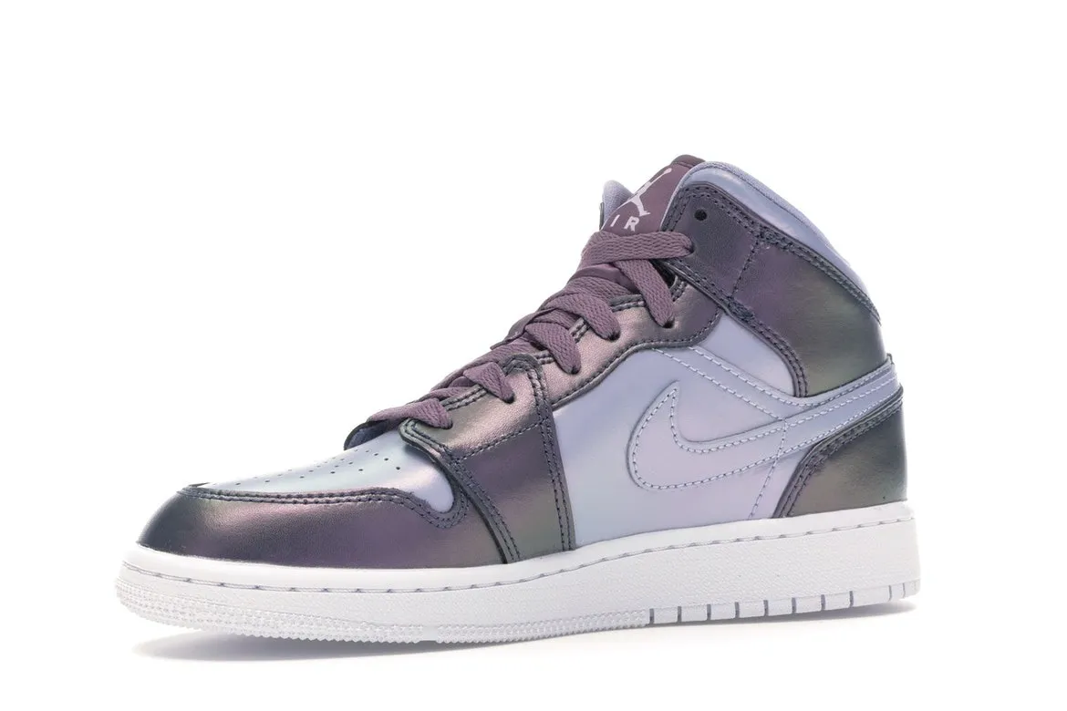 Фото № 4 с приближением к товару «‎Jordan 1 Mid Monsoon Blue »