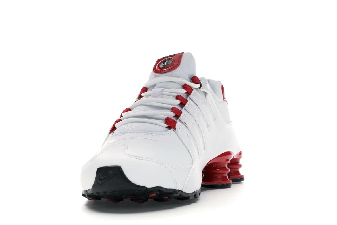 Фото № 2 с приближением к товару «‎Nike Shox NZ White University Red»