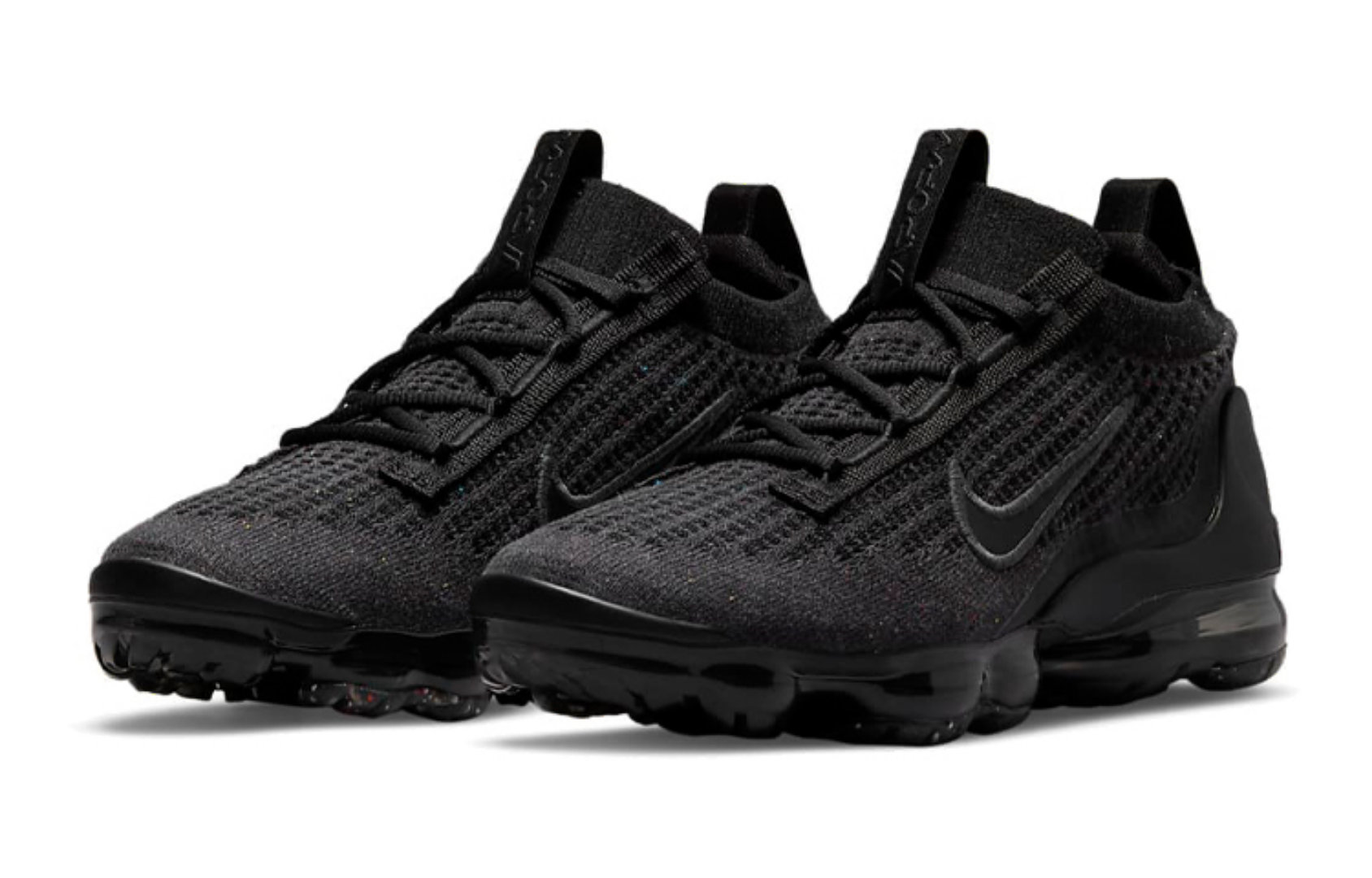 Фото № 3 с приближением к товару «‎Nike Air VaporMax 2021 Flyknit GS 'Triple Black'»
