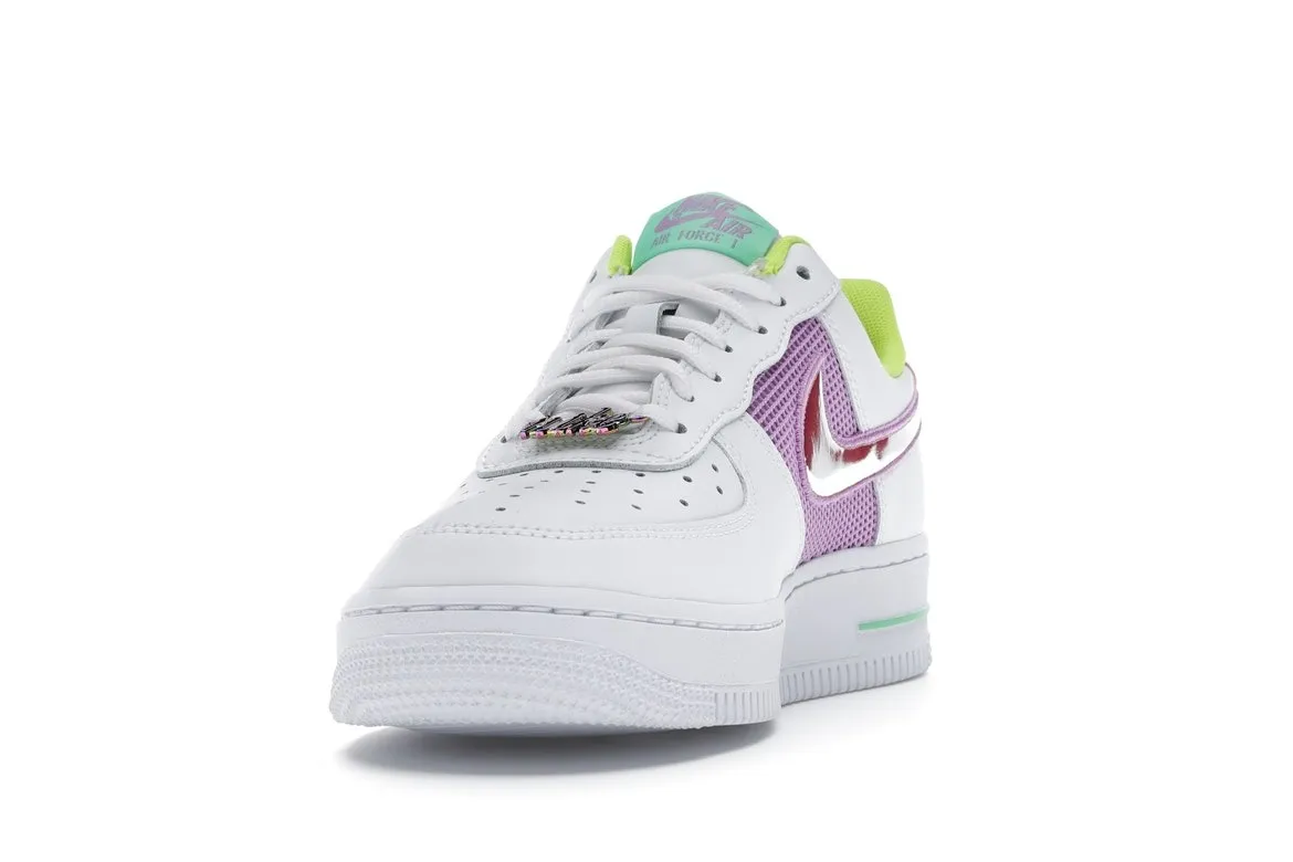 Фото № 3 с приближением к товару «‎Nike Air Force 1 Low White Multi Pastel »