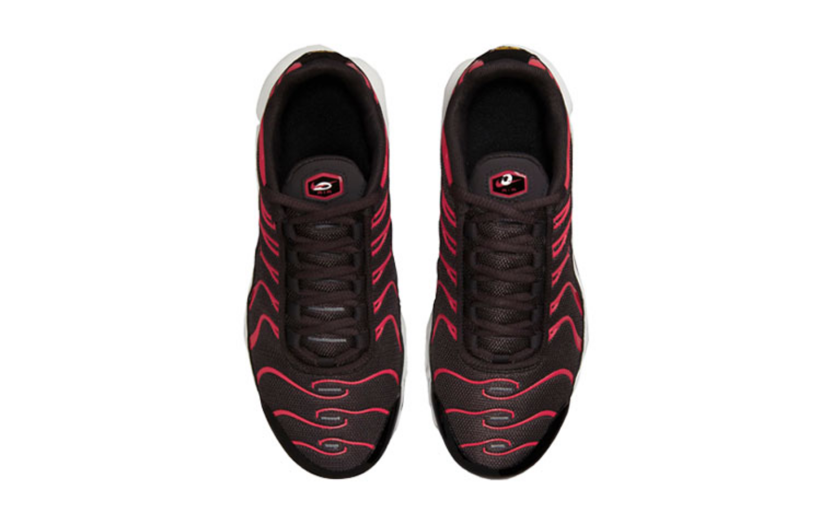 Фото № 4 с приближением к товару «‎Nike Air Max Plus (GS) Low-Top Running Shoes BlackRed»