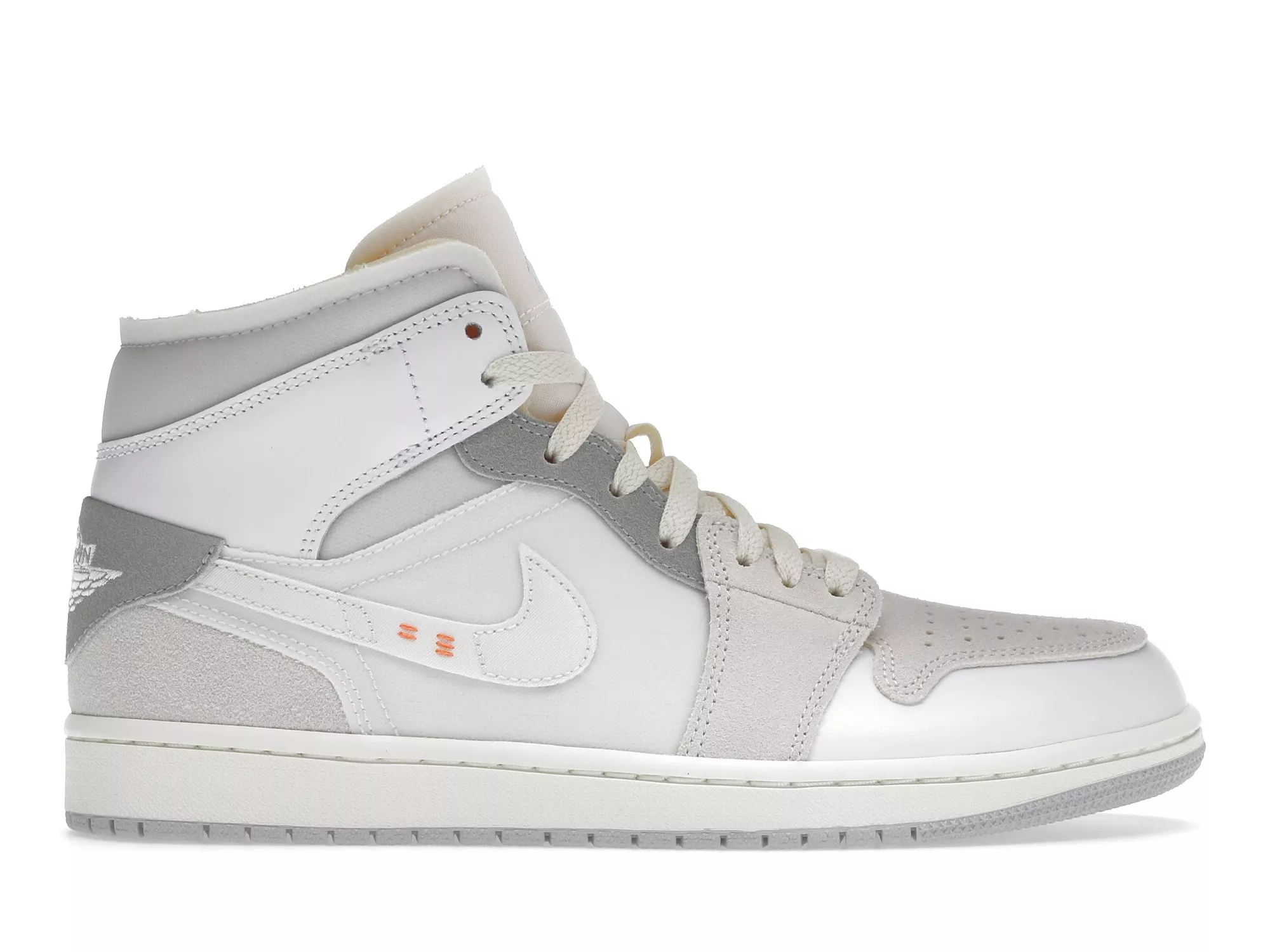 Фото № 1 с приближением к товару «‎Jordan 1 Mid SE Craft Inside Out White Grey»