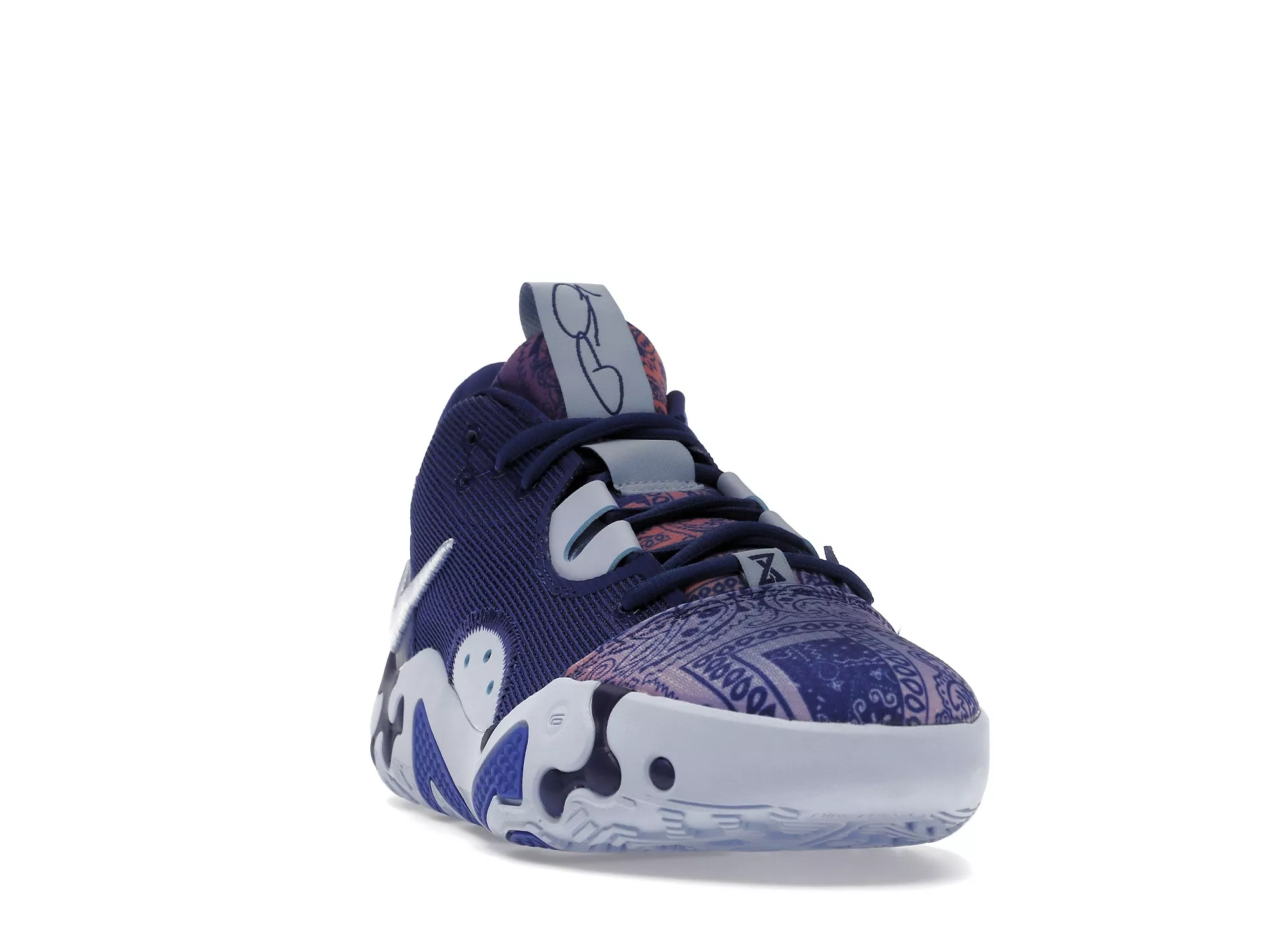 Фото № 2 с приближением к товару «‎Nike PG 6 Blue Paisley»