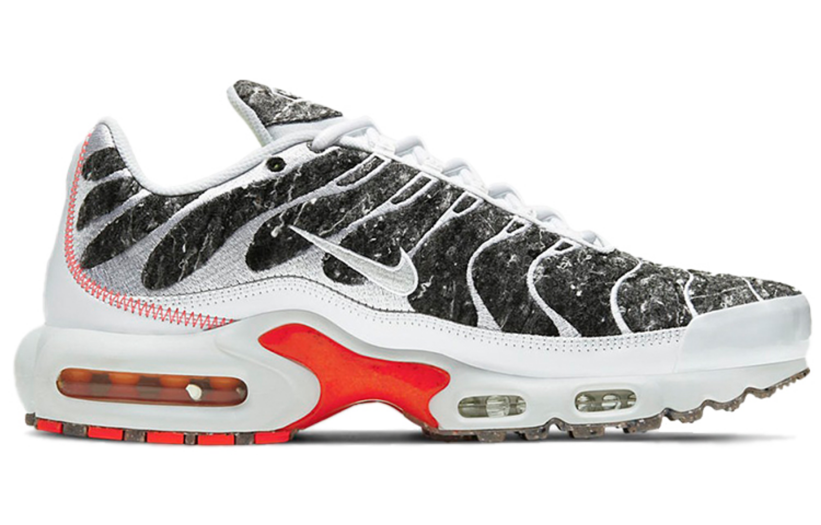Фото № 2 с приближением к товару «‎Nike Air Max Plus Essential WhiteGreyRed»