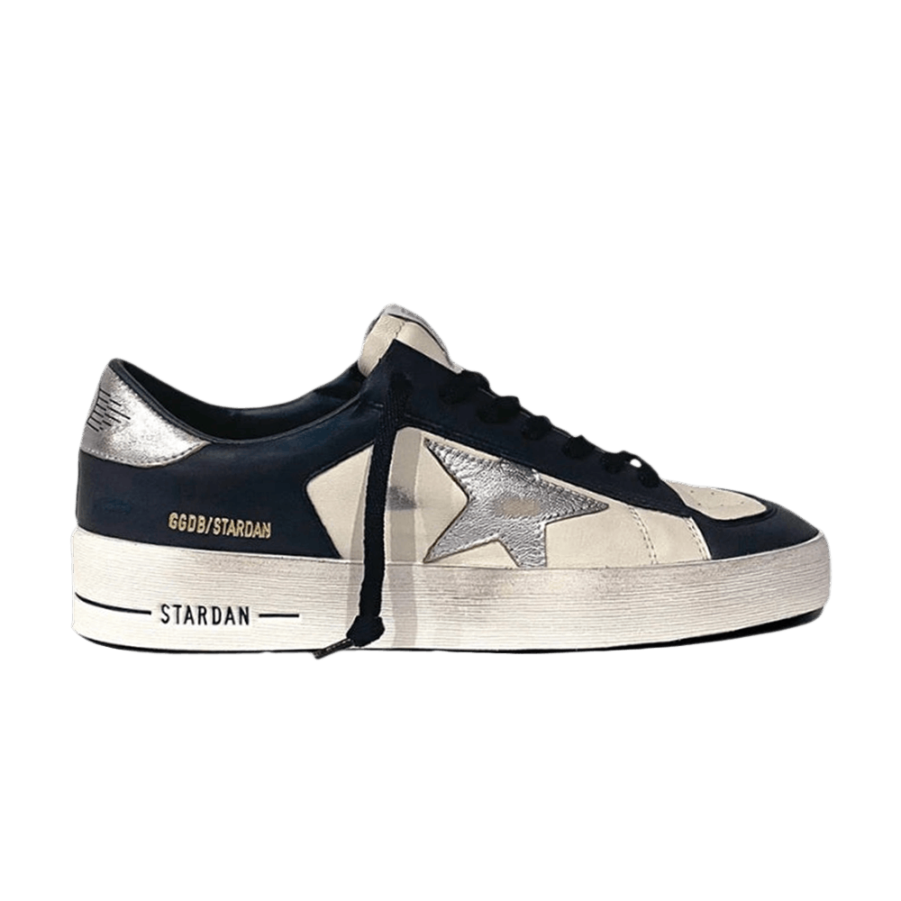 Golden Goose Stardan Optic White Navy Silver