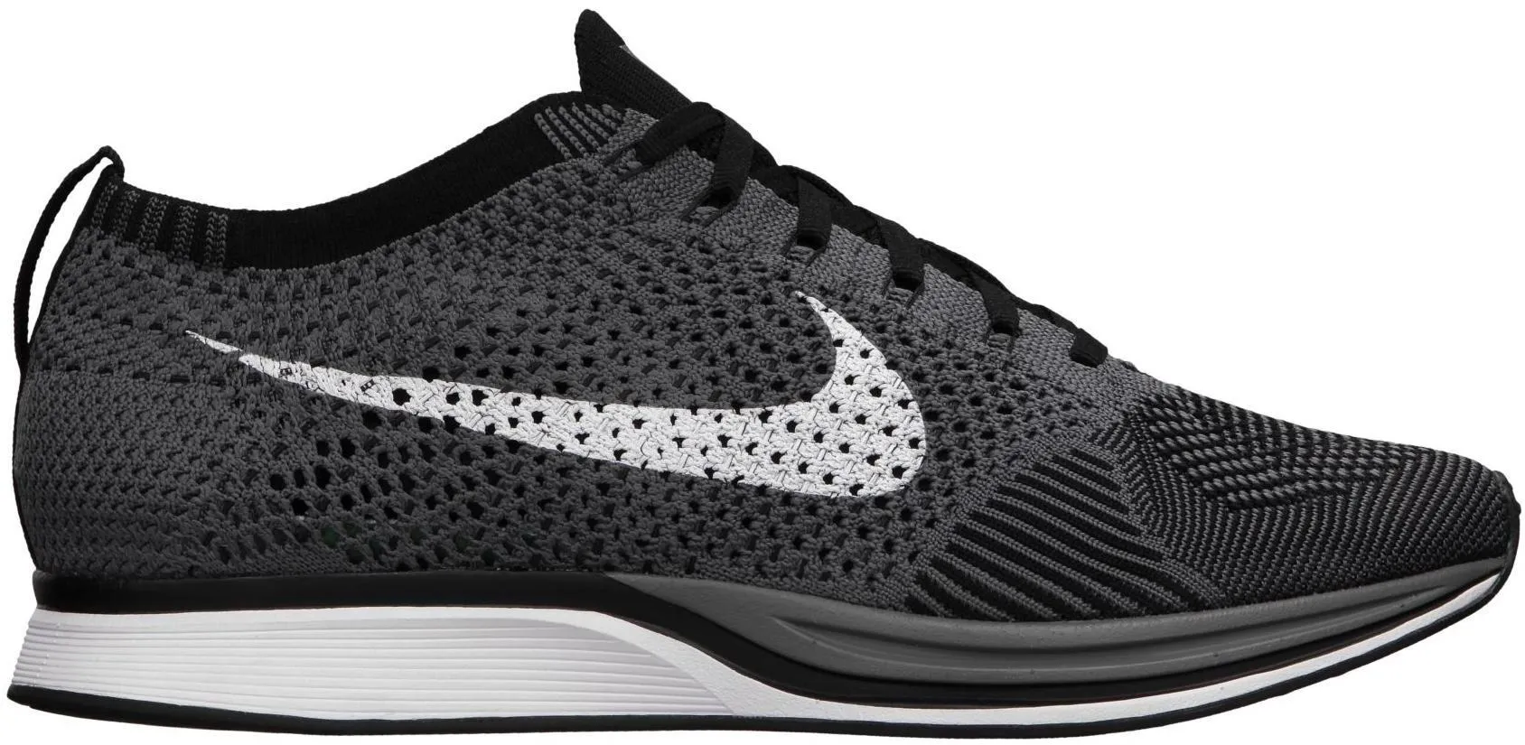 Фото № 1 с приближением к товару «‎Nike Flyknit Racer Dark Grey»