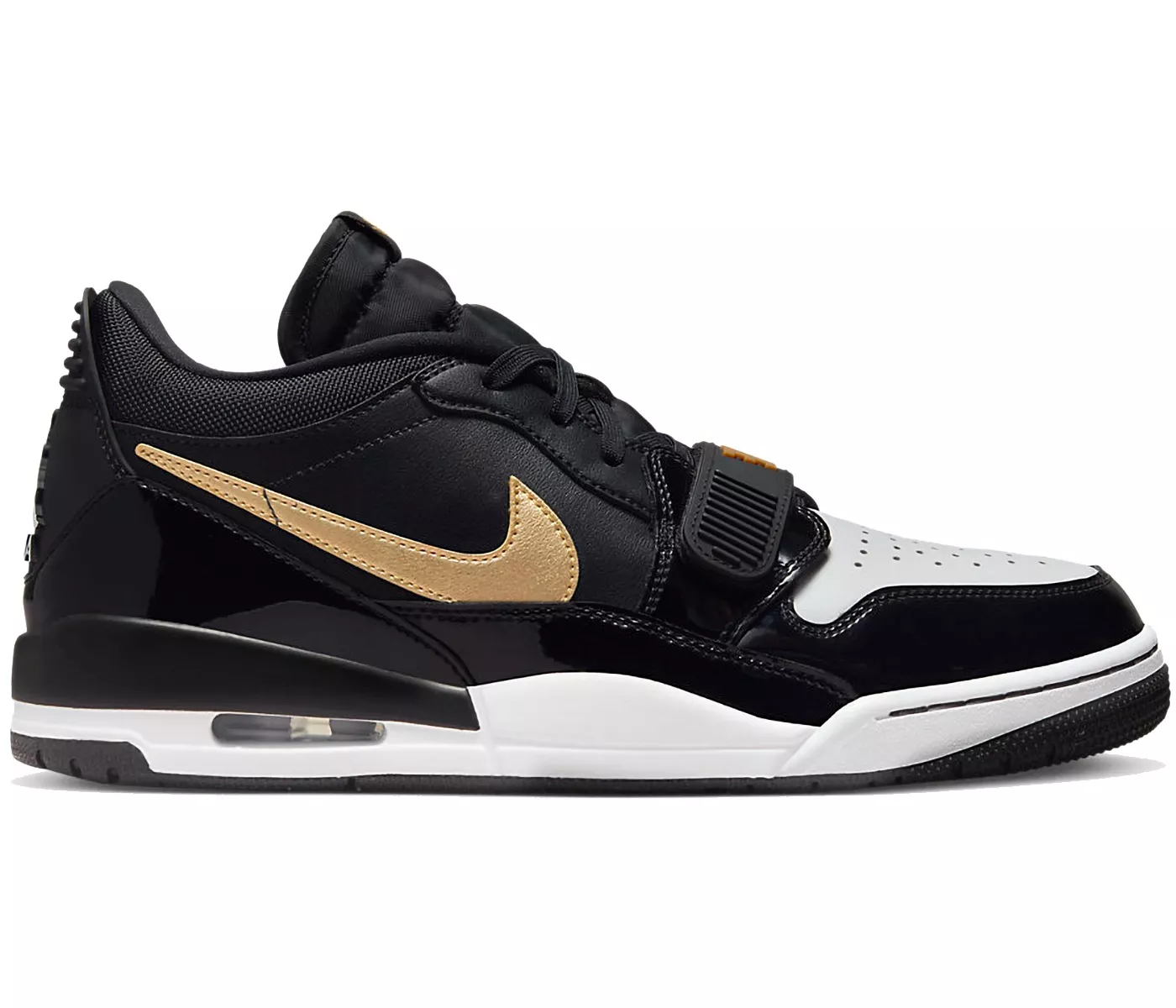 Фото № 1 с приближением к товару «‎Jordan Legacy 312 Low Black Metallic Gold»