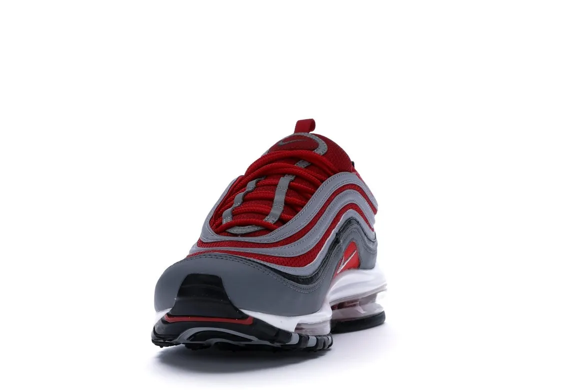 Фото № 3 с приближением к товару «‎Nike Air Max 97 Dark Grey Gym Red»
