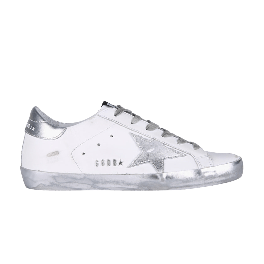 Golden Goose Women's Superstar White Silver