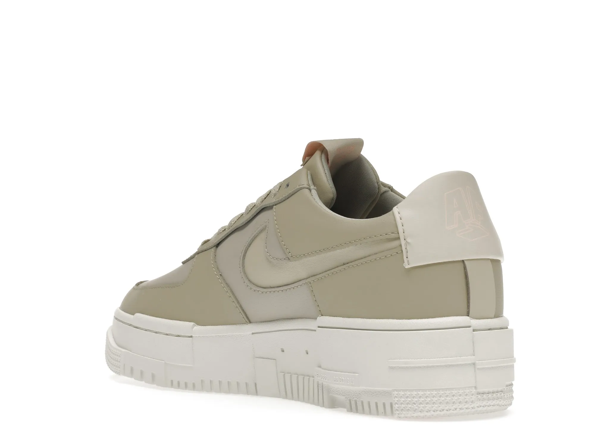 Фото № 6 с приближением к товару «‎Nike Air Force 1 Low Pixel Stone Bone Summit White »
