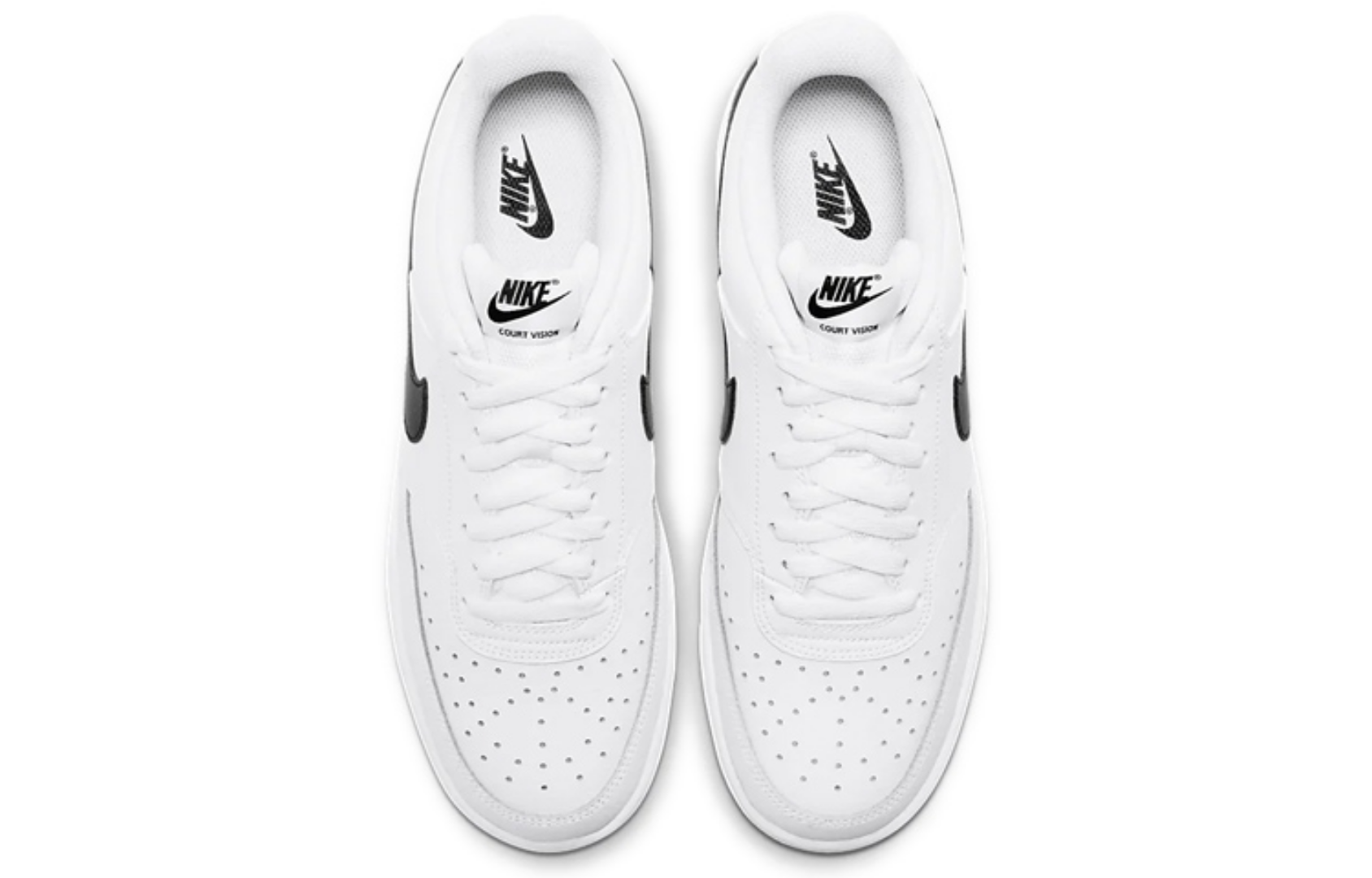 Фото № 4 с приближением к товару «‎Nike Court Vision Low 'White'»