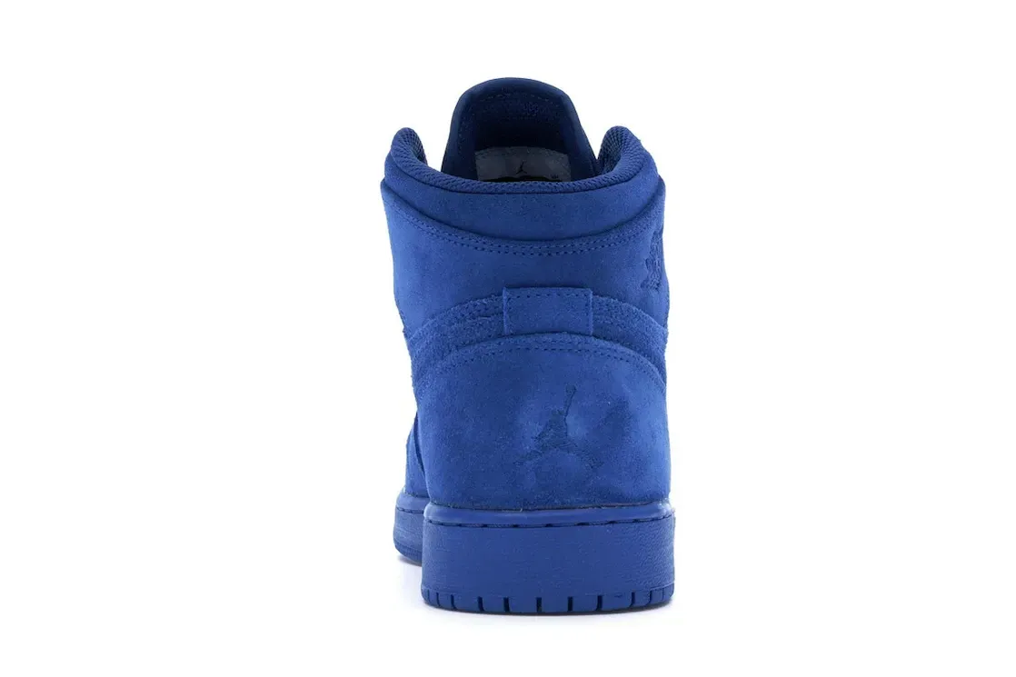 Фото № 4 с приближением к товару «‎Jordan 1 Retro Blue Suede »
