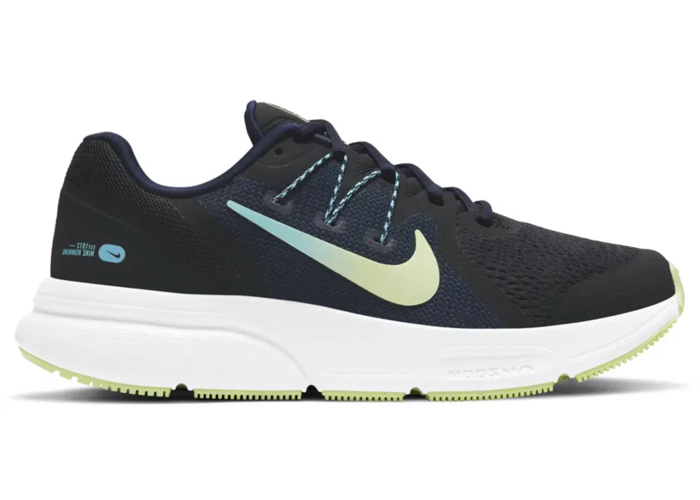 Фото № 1 с приближением к товару «‎Nike Zoom Span 3 Black Liquid Light Lime »