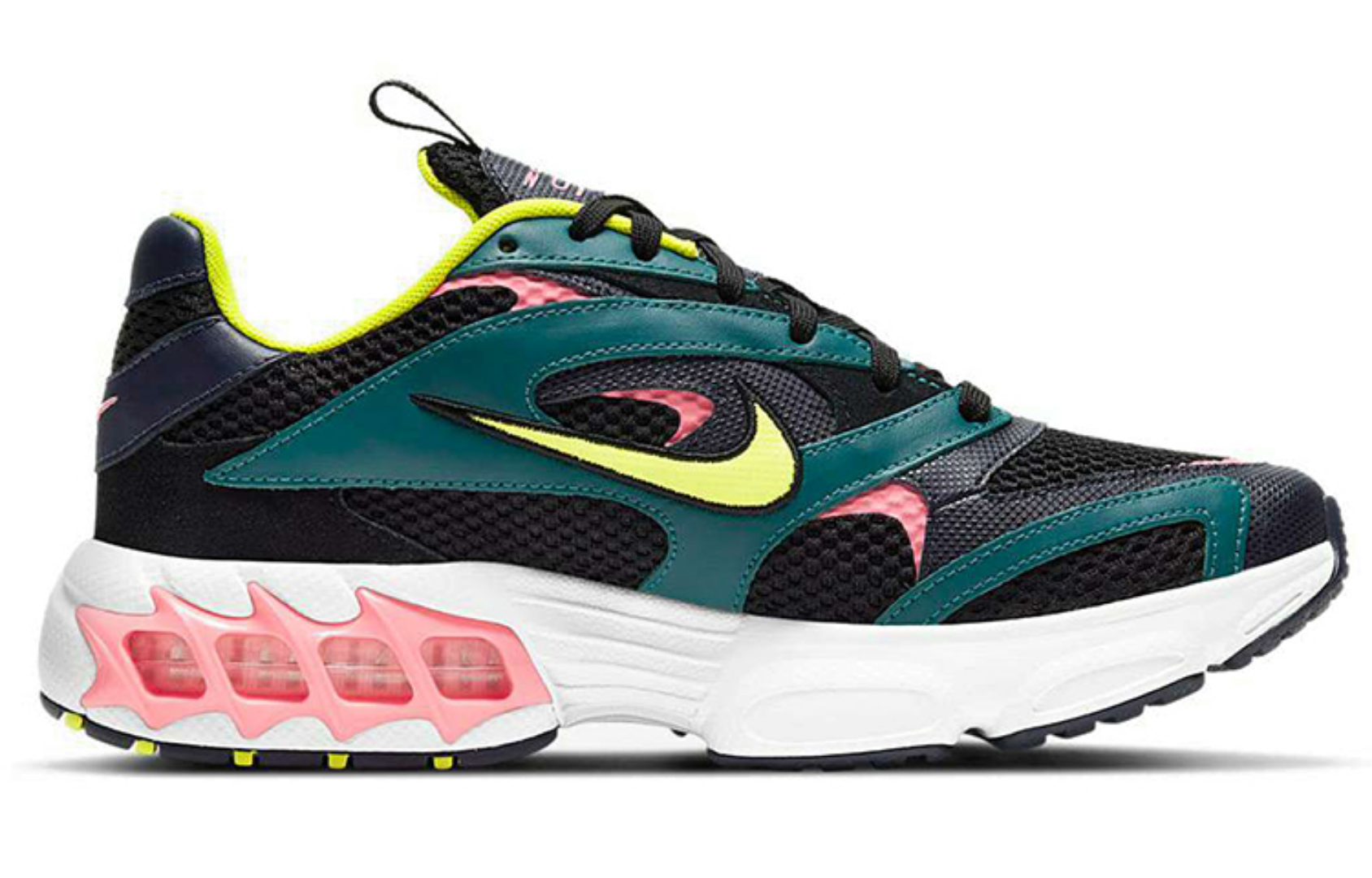 Фото № 2 с приближением к товару «‎Nike Zoom Air Fire "Dark Teal" Wmns BlackGreenPink»