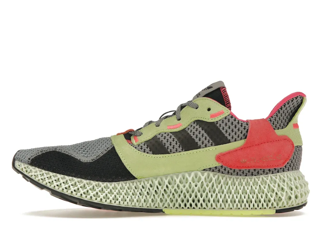 Фото № 3 с приближением к товару «‎adidas ZX 4000 4D Grey Three Hi Res Yellow»