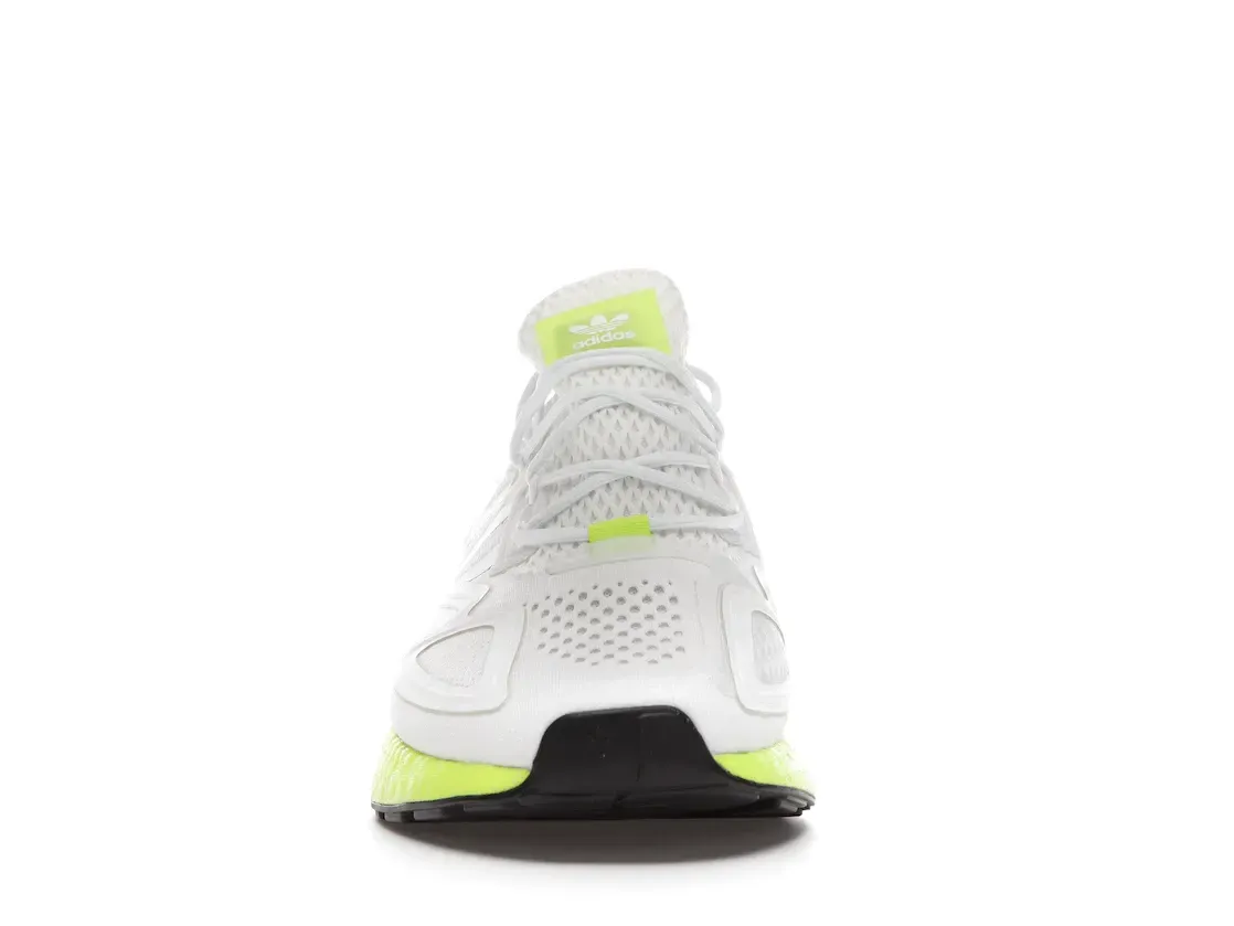 Фото № 2 с приближением к товару «‎adidas ZX 2K Boost Cloud White Solar Yellow»