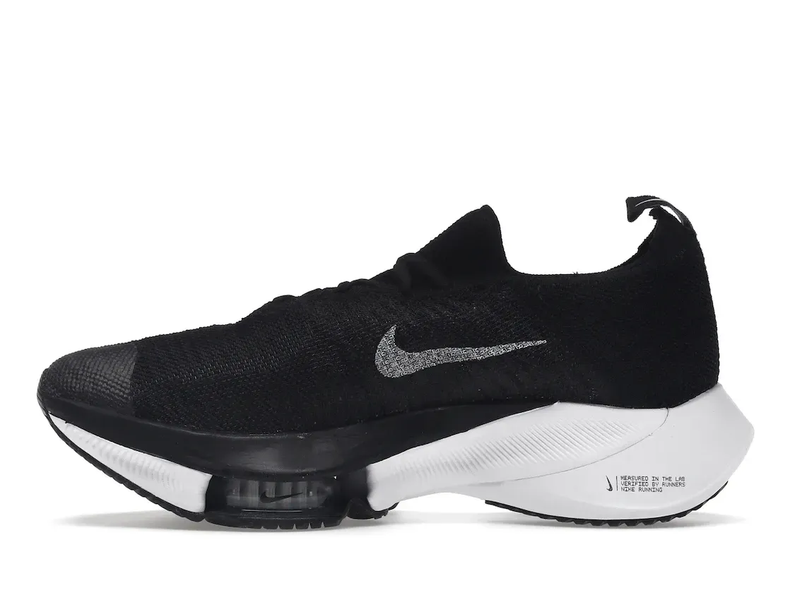 Фото № 3 с приближением к товару «‎Nike Air Zoom Tempo Next% Flyknit Black White »