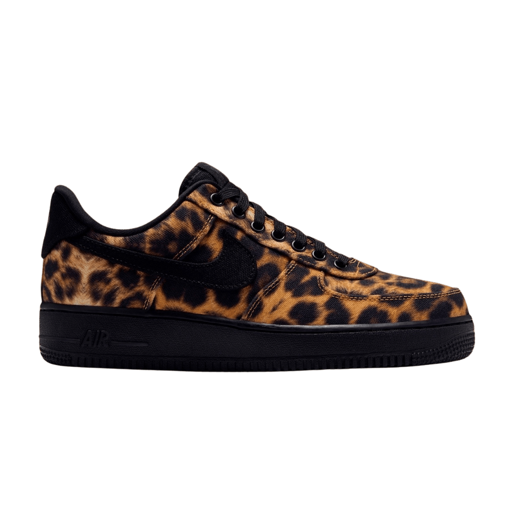 Nike Women's Air Force 1 07 SE Leopard Multi-Color Bucktan Desert Ochre Black
