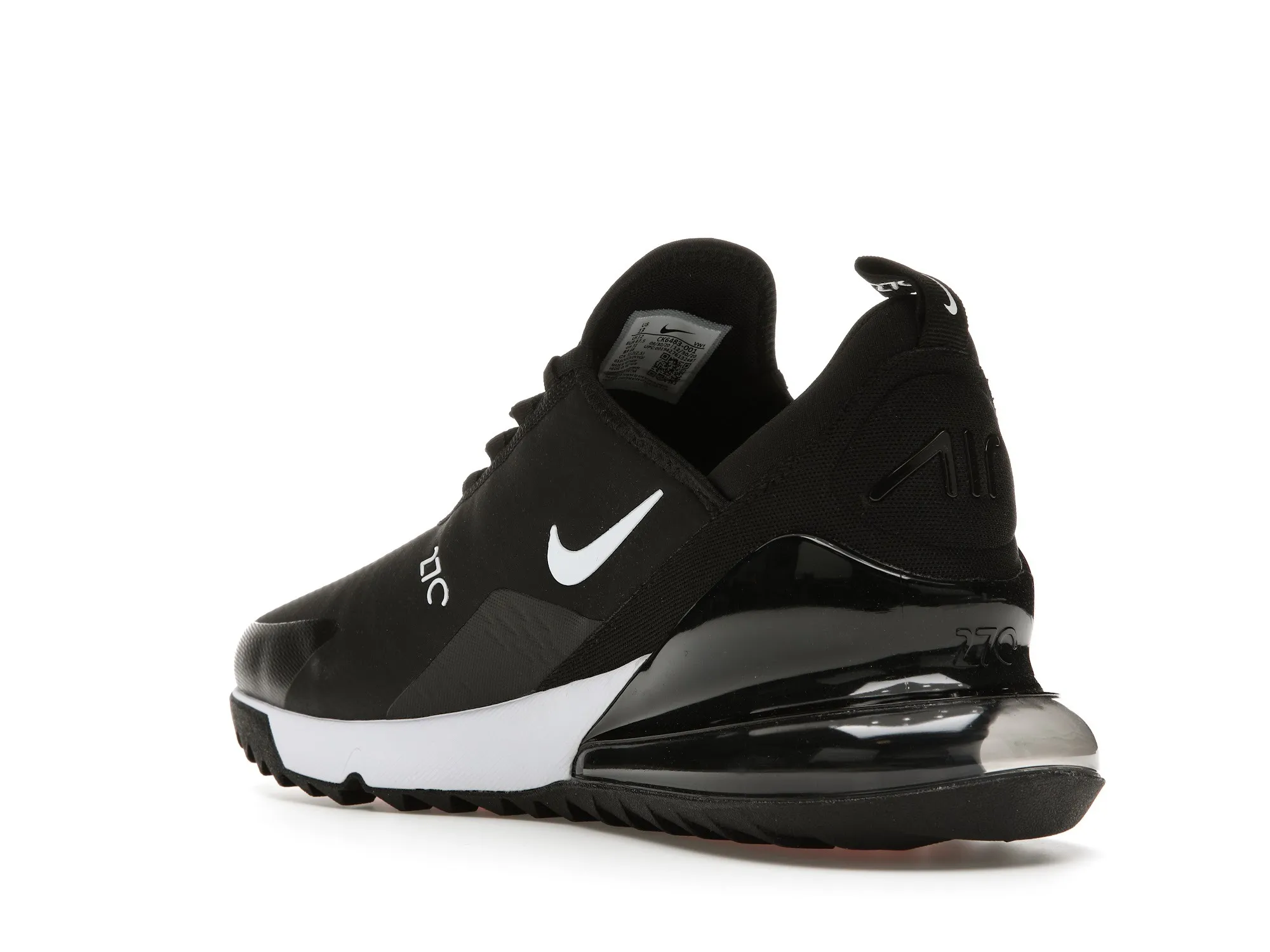 Фото № 6 с приближением к товару «‎Nike Air Max 270 Golf Black White»