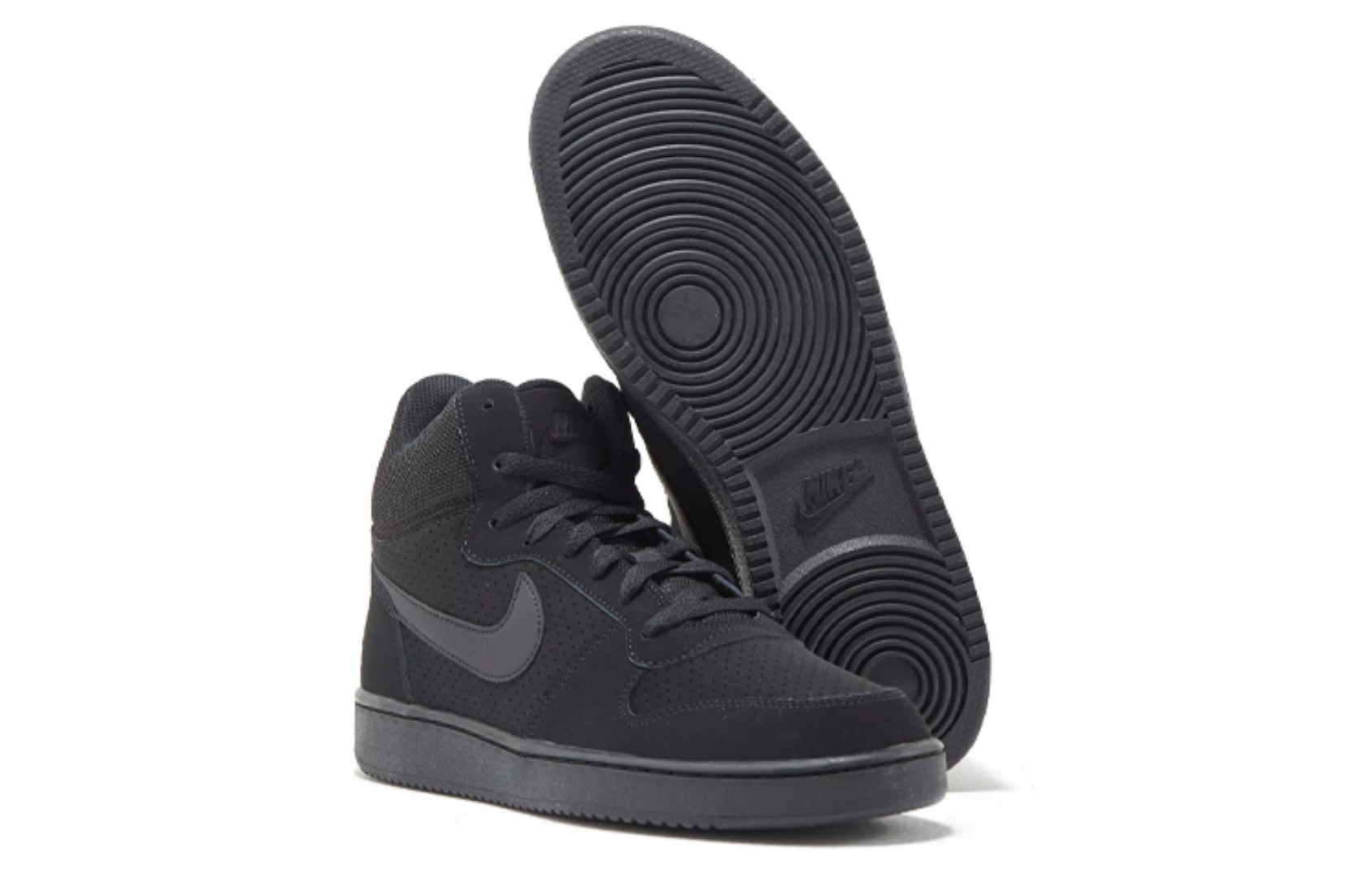 Фото № 4 с приближением к товару «‎Nike Court Borough Mid Black»