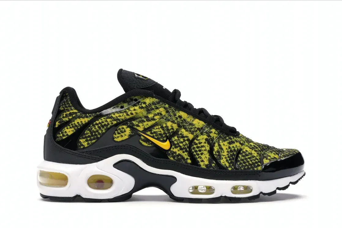Фото № 1 с приближением к товару «‎Nike Air Max Plus Yellow Snakeskin »