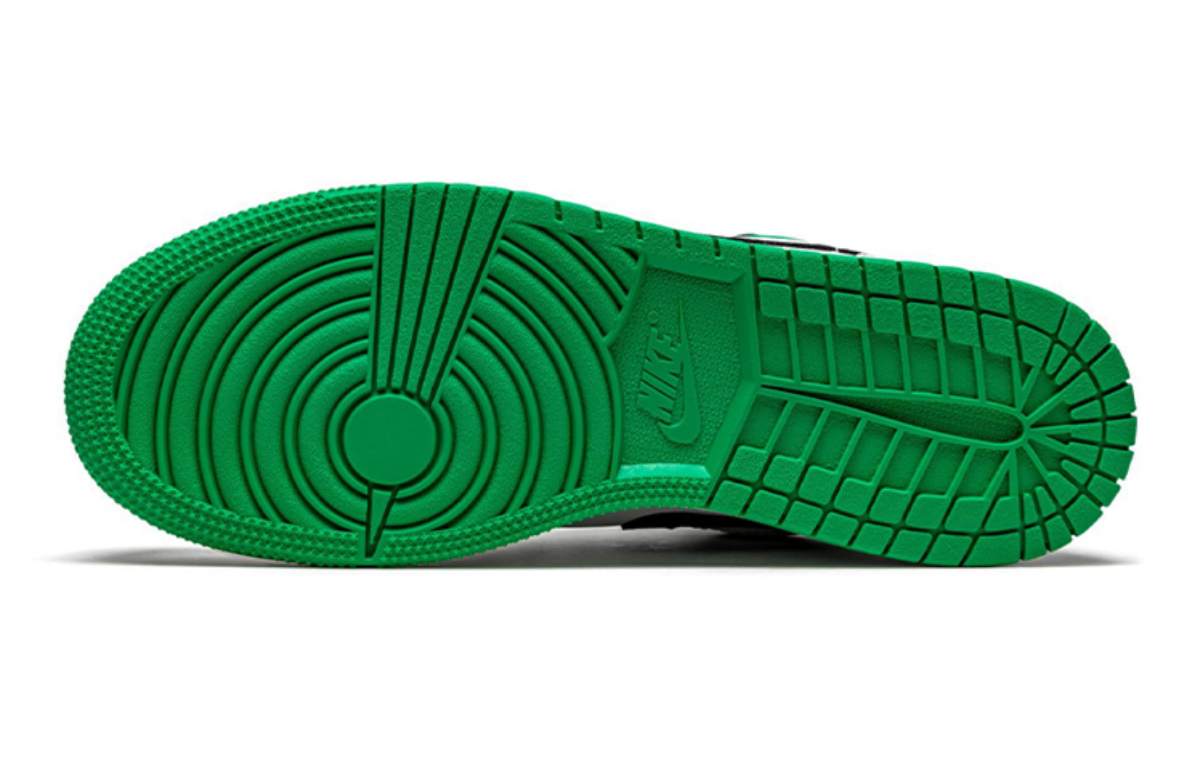 Фото № 4 с приближением к товару «‎Air Jordan 1 Low (Gs) Vintage Basketball Shoes White Lucky Green»