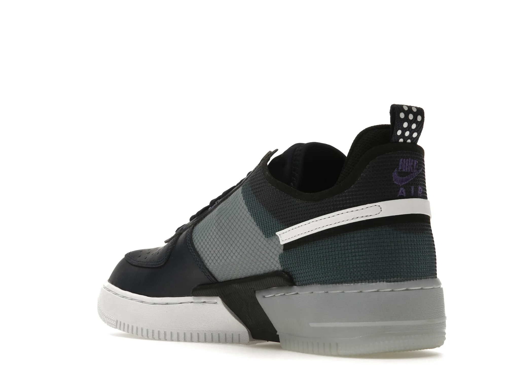 Фото № 6 с приближением к товару «‎Nike Air Force 1 Low React Midnight Navy Teal»