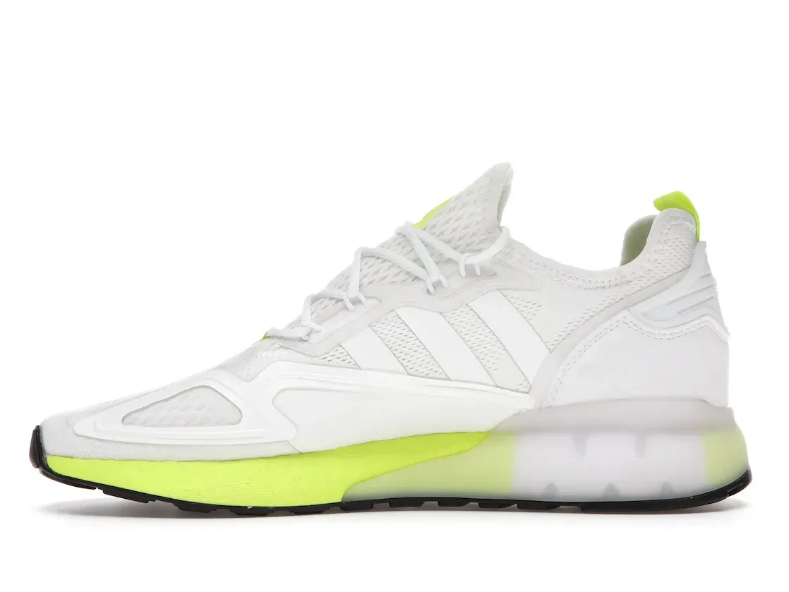 Фото № 3 с приближением к товару «‎adidas ZX 2K Boost Cloud White Solar Yellow»