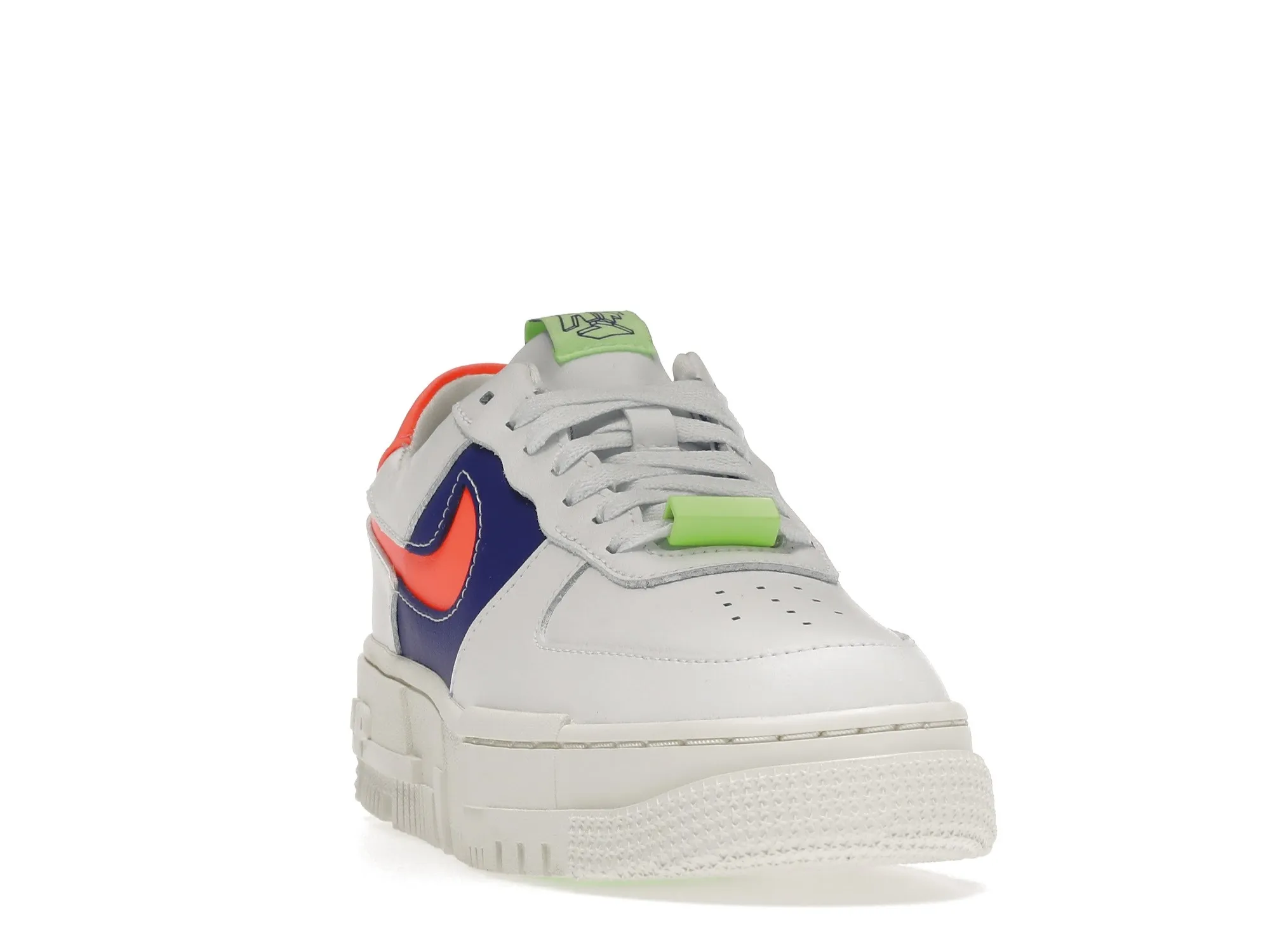 Фото № 2 с приближением к товару «‎Nike Air Force 1 Low Pixel White Concord Crimson »