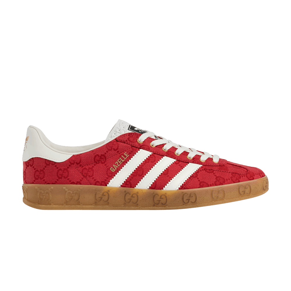 adidas x Gucci Gazelle Red GG Monogram
