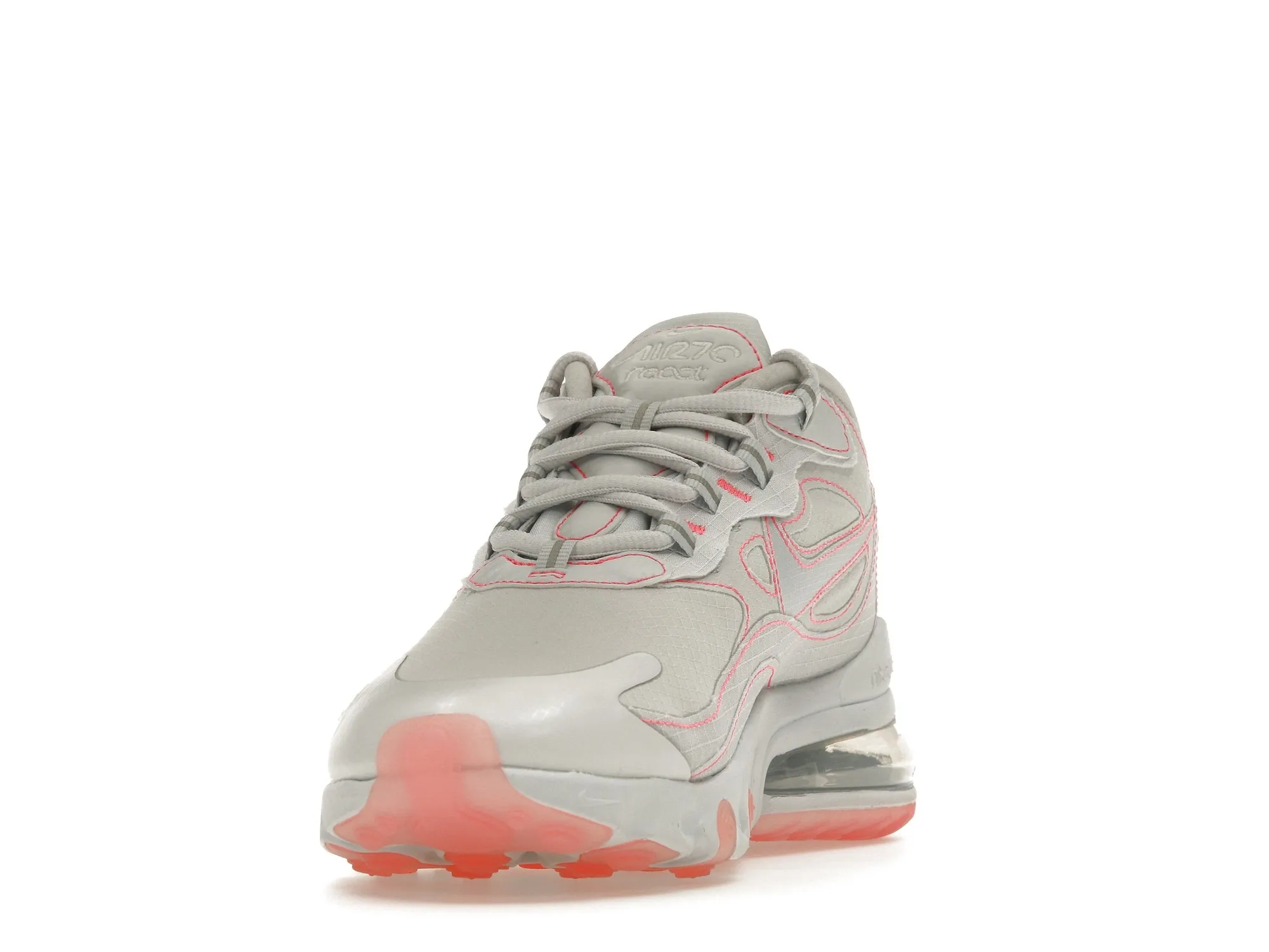 Фото № 3 с приближением к товару «‎Nike Air Max 270 React Stitch White Flash Crimson»